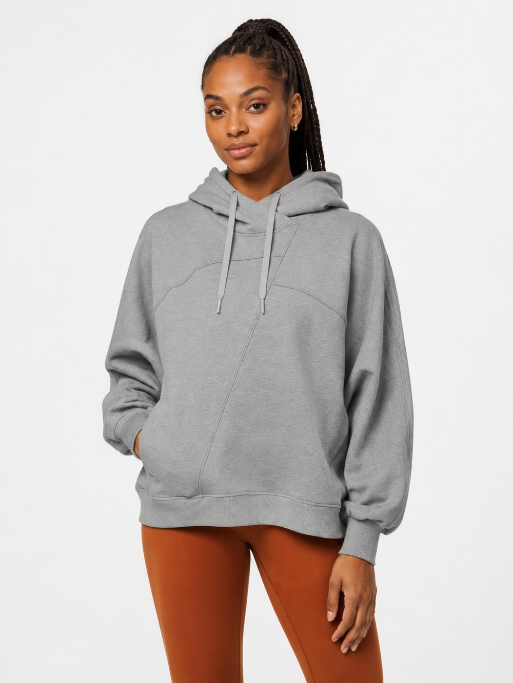 lululemon athletica Gray Relaxed Hooded Sweatshirt